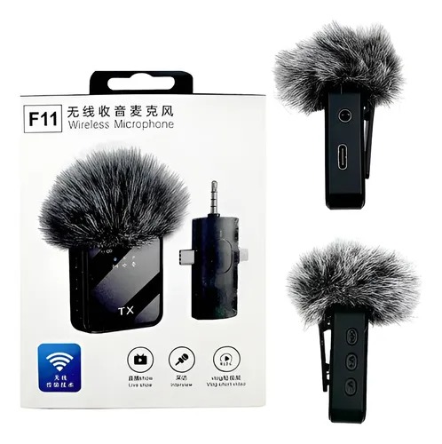 Miniatura 3 de Micrófono Inalámbrico De Solapa Tx F11